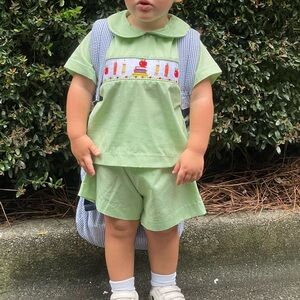 Bailey Boys Shirt and Shorts Set